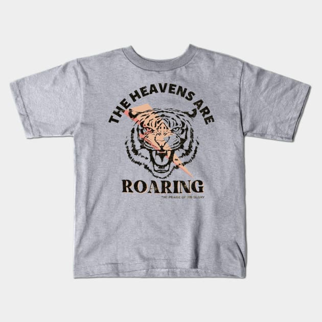 The Heavens are Roaring Kids T-Shirt by MN Favorites